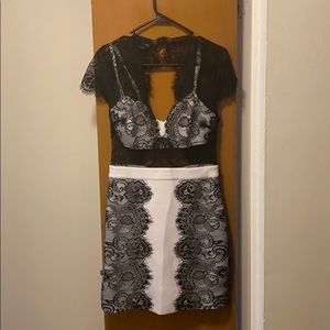 Bebe lace dress